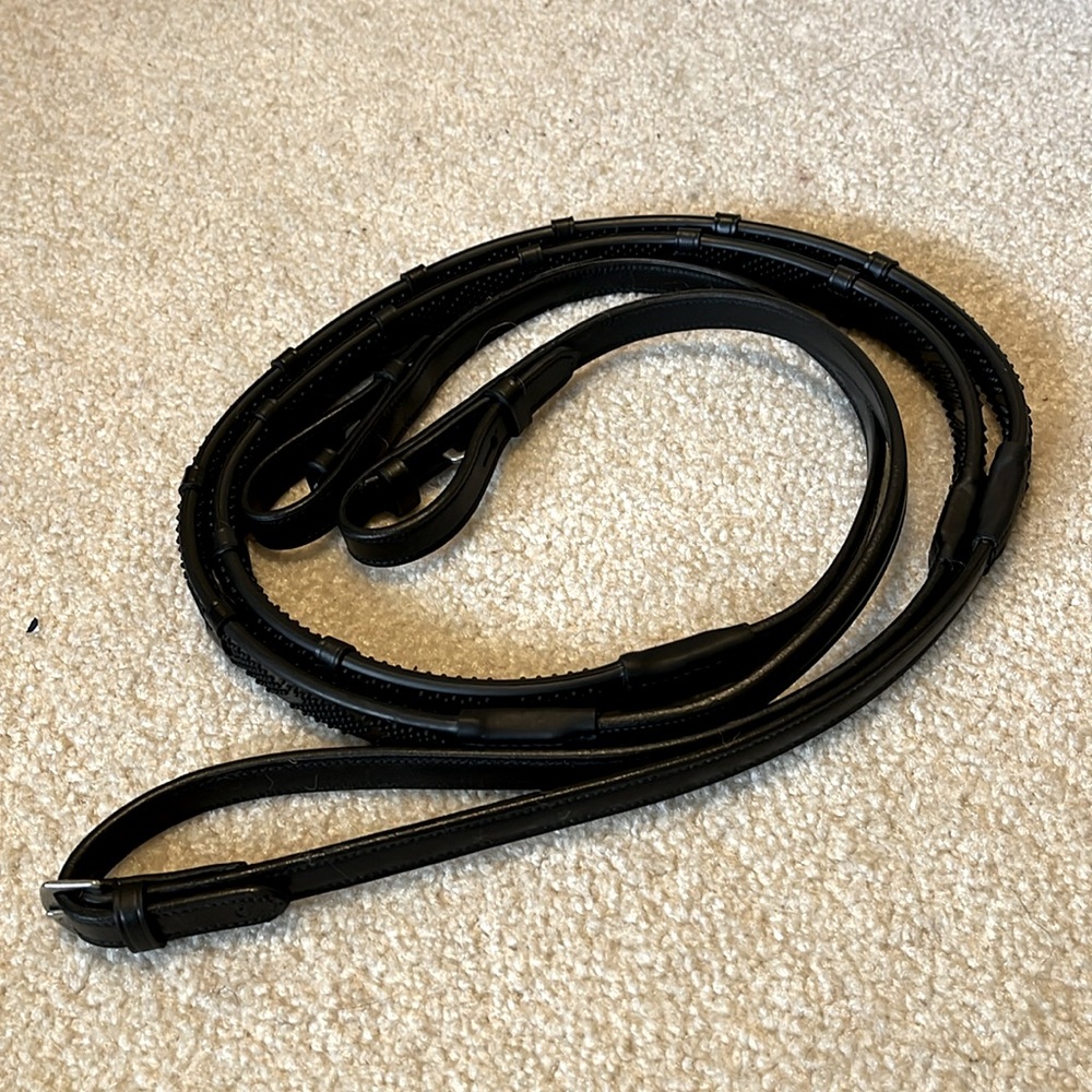 NIP Henry James V-Grip Rubber Reins w/ Stoppers COB